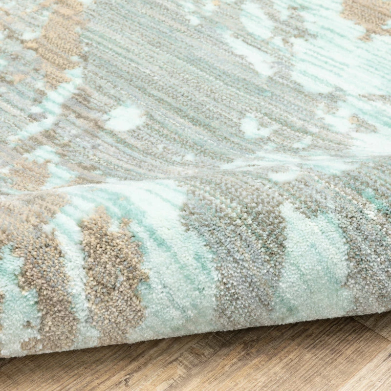 Discount ❤️ Newcastle Home Casa Marble Rug, Blue And Gray, 7'10"x10'10" 😀 16 Discount ❤️ Newcastle Home Casa Marble Rug, Blue And Gray, 7'10"x10'10" 😀 - Image 16