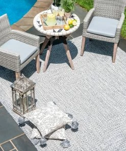 Wholesale 💯 NuLOOM Braided Lefebvre Indoor/Outdoor Area Rug, Salt And Pepper, 2'x3' 🛒 -Cheap Rugs Store 011132f90e989f74 7348 w800 h800 b0 p0