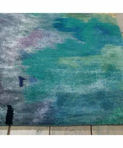 Promo 🎁 Nourison Prismatic PRS09 Area Rug, Silver/Blue, 7'9" X 9'9" 🔥 -Cheap Rugs Store 03a1eca20e84a84c 4052 w800 h800 b0 p0