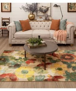 Promo 🔔 Mohawk Home Wildflower Light Multi Rug, 8'x10' 😍 -Cheap Rugs Store 04a1866c0f4e5d44 1120 w800 h800 b0 p0