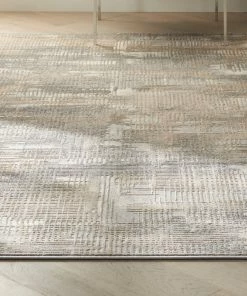 Cheapest ⭐ Nourison Calvin Klein Rush Area Rug, Grey/Beige, 9' X 12' 🔔