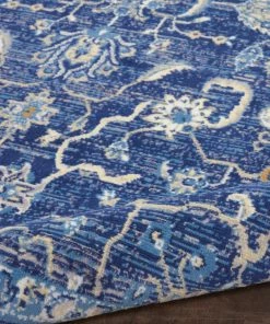 Buy 🛒 Nourison Grafix Navy Blue Persian Area Rug, Navy, 5'3"x7'3" 💯 -Cheap Rugs Store 08e1a0f00e852828 1977 w800 h800 b0 p0