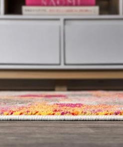 Discount ⌛ JONATHAN Y Contemporary POP Modern Abstract Brushstroke Area Rug, 8 X 10 👍 -Cheap Rugs Store 09012aee03765752 3211 w800 h800 b0 p0