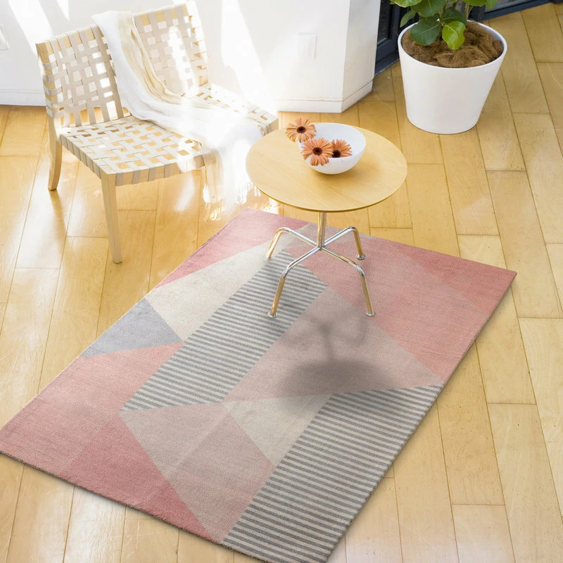 Flash Sale 😍 RugSmith Blush Memphis Mid-Century Modern Geometric Area Rug, 7'6"x9'6" 👏 4 Flash Sale 😍 RugSmith Blush Memphis Mid-Century Modern Geometric Area Rug, 7'6"x9'6" 👏 - Image 4