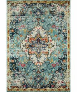 Discount 🔔 Loloi Rugs Blue, Orange, Gold, Pink, Nadia Area Rug By Loloi II, 5'1"x7'7" ✨ -Cheap Rugs Store 0bc147720d24851b 9552 w800 h800 b1 p0