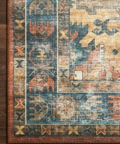 Best reviews of 🧨 Loloi Rugs Rust Blue Printed Polyester Skye Area Rug By Loloi II, 7'-6" X 9'-6" 🤩 -Cheap Rugs Store 0cc11a360f7d1750 9712 w800 h800 b0 p0