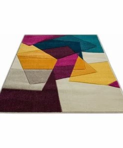 Best Pirce 👏 Well Woven Ruby Bombay Modern Geometric Violet Area Rug, 5'3"x7'3" 😀 -Cheap Rugs Store 0cd15b9e0a61036c 3954 w800 h800 b1 p0