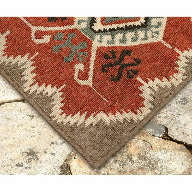 Deals ๐ Liora Manne Riviera Kilim Indoor/Outdoor Rug, Red, 7'10"x9'10" โค๏ธ 7 Deals ๐ Liora Manne Riviera Kilim Indoor/Outdoor Rug, Red, 7'10"x9'10" โค๏ธ - Image 7