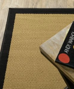 Buy 😉 Newcastle Home Malibu Indoor And Outdoor Outdoor Beige And Black Rug, 2'5"x4'5" 🎁 -Cheap Rugs Store 0d91ada90ef4fee2 1062 w800 h800 b0 p0