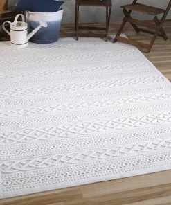 Cheapest 🔔 Orian Rugs Orian Boucle Indoor/Outdoor Jenna Natural Area Rug, 7'9"x10'10" 🎉