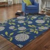 Best Pirce 🥰 Newcastle Home Coronado Indoor And Outdoor Floral Blue And Green Rug, 7'10"x10'10" 👍