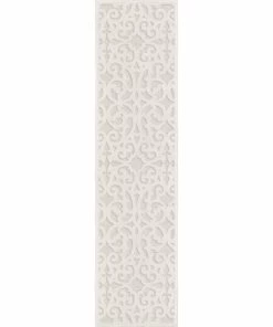 Promo 🔔 Orian Rugs Orian Boucle Indoor/Outdoor Seaborn High-Low Area Rug, Ivory, 1'11"x7'6" 🎁 -Cheap Rugs Store 0fd17b6b0bf2df80 8294 w800 h800 b1 p0