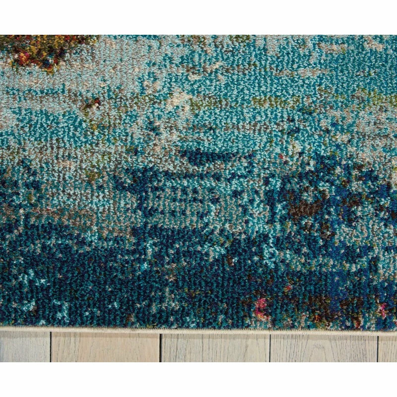 Brand new 👍 Nourison Celestial Modern Abstract Area Rug, Sealife, 2'2"x3'9" 👍 5 Brand new 👍 Nourison Celestial Modern Abstract Area Rug, Sealife, 2'2"x3'9" 👍 - Image 5