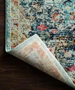 Discount 🔔 Loloi Rugs Blue, Orange, Gold, Pink, Nadia Area Rug By Loloi II, 5'1"x7'7" ✨ -Cheap Rugs Store 10d139a20db861a8 0072 w800 h800 b0 p0