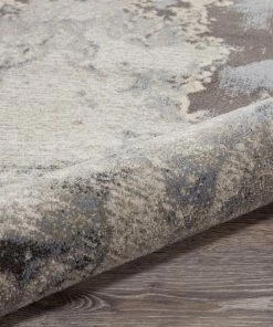 Buy ๐งจ Nourison Maxell Modern Abstract Area Rug, Gray, 8' Round ๐ฏ