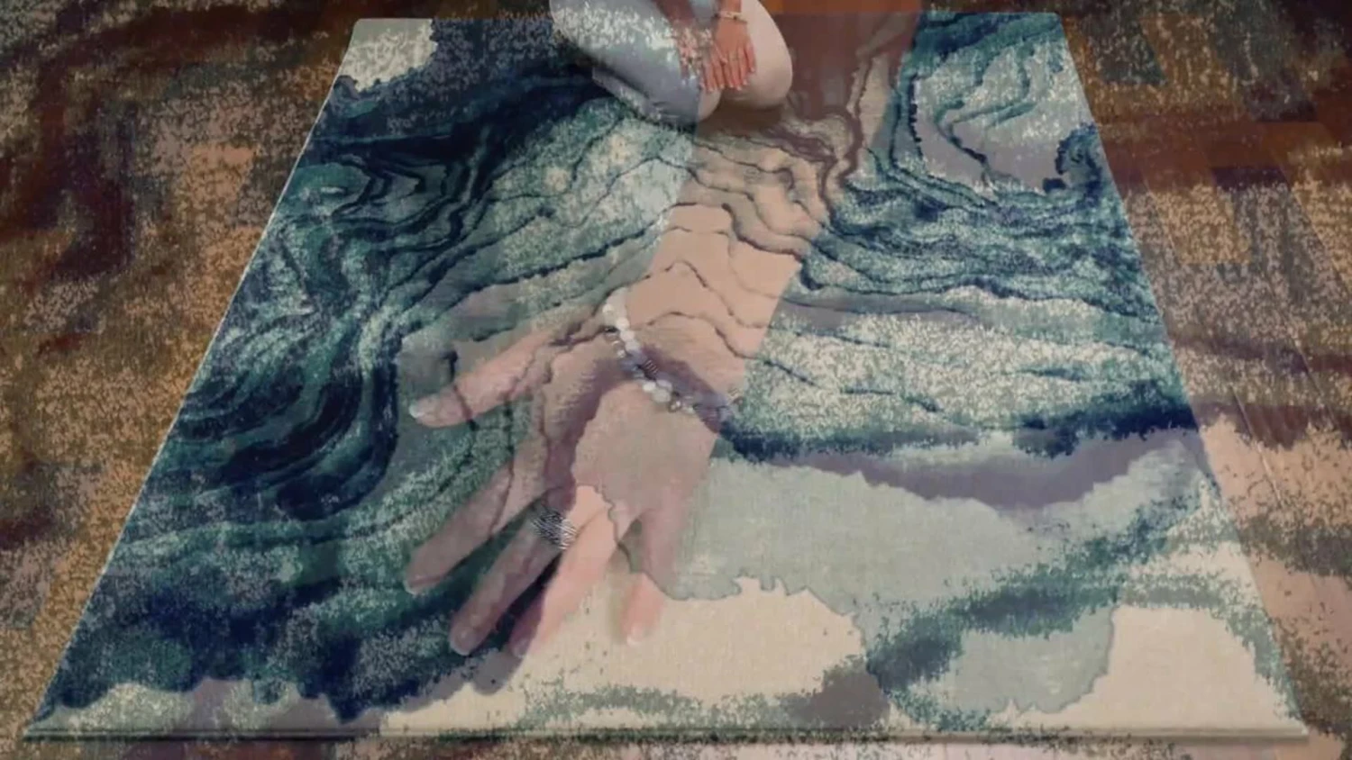 Outlet 🛒 Feizy Rugs Weave And Wander Omari Contemporary Watercolor Rug, Atlantic, 5' X 8' 😉 2 Outlet 🛒 Feizy Rugs Weave And Wander Omari Contemporary Watercolor Rug, Atlantic, 5' X 8' 😉 - Image 2