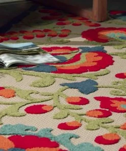 Deals 💯 Nourison Aloha Multicolor 10 Ft. X 14 Ft. Floral Contemporary Indoor/Outdoor Area Rug 🔥 -Cheap Rugs Store 1197079065 6da1cd3d55a266a79670c9bf1a2c7da60e9e1ca67e5668e1c7920b7556b9b84c d 1920x1080