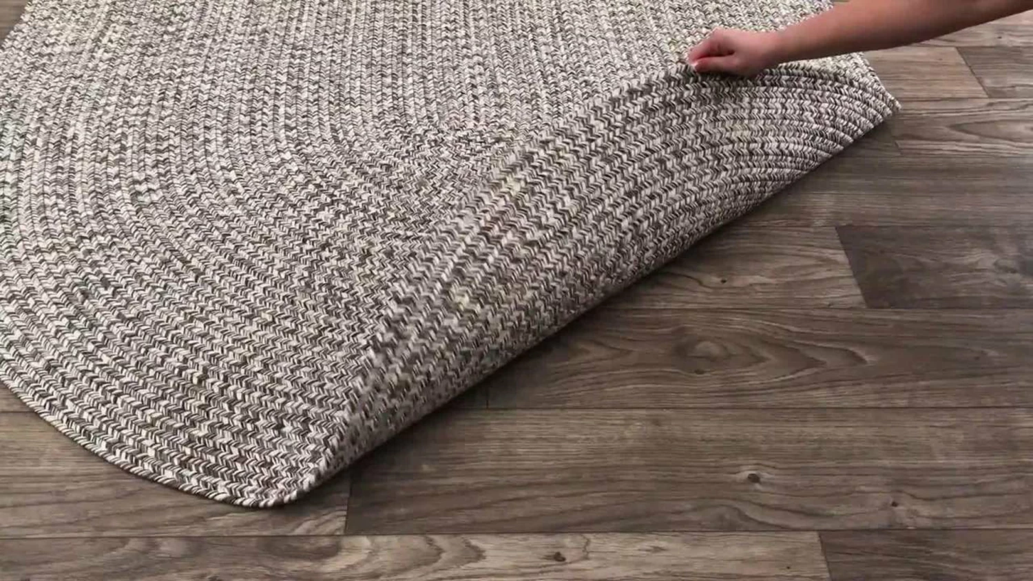 Discount 🎉 NuLOOM Braided Lefebvre Indoor/Outdoor Area Rug, Salt And Pepper, 3'x5' 😍 3 Discount 🎉 NuLOOM Braided Lefebvre Indoor/Outdoor Area Rug, Salt And Pepper, 3'x5' 😍 - Image 3