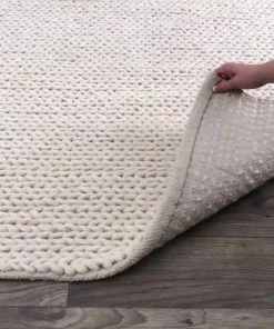 Best Sale ⭐ NuLOOM Braided Wool Hand Woven Chunky Cable Rug, Off White, 9'x12' 👏 -Cheap Rugs Store 1197919131 4b69c6c140c2ea5568f7b1444dbfe338354ddfec0f809e82a422104d5409538e d 1920x1080