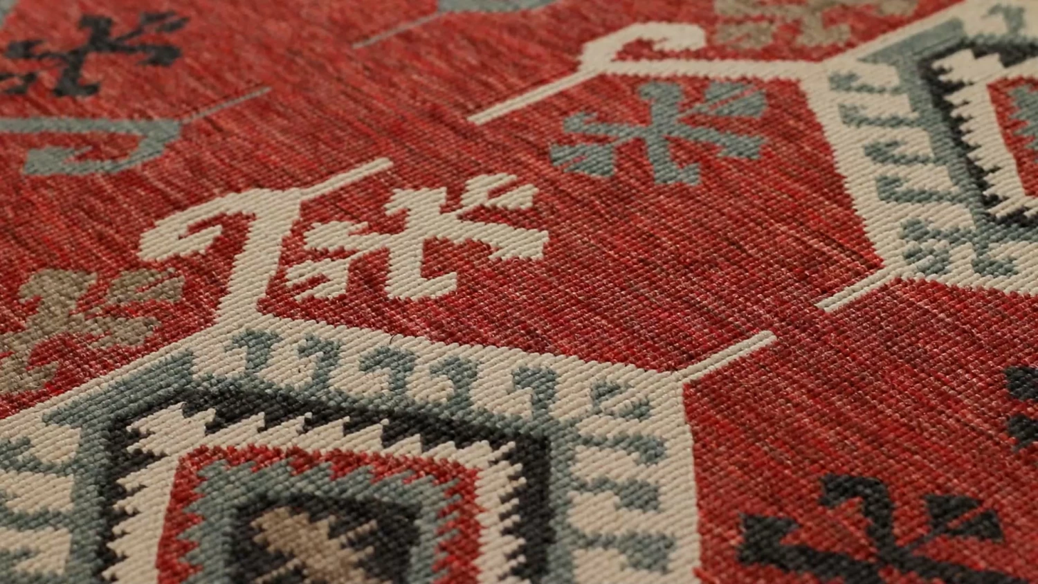 Deals ๐ Liora Manne Riviera Kilim Indoor/Outdoor Rug, Red, 7'10"x9'10" โค๏ธ 2 Deals ๐ Liora Manne Riviera Kilim Indoor/Outdoor Rug, Red, 7'10"x9'10" โค๏ธ - Image 2