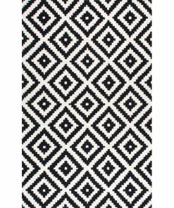 Best reviews of 👍 NuLOOM Hand-Tufted Geometric Tuscan Rug, Black, 2'x3' 🔔 -Cheap Rugs Store 12515c290e98a241 1870 w800 h800 b1 p0