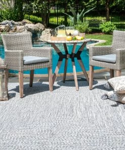 Wholesale 💯 NuLOOM Braided Lefebvre Indoor/Outdoor Area Rug, Salt And Pepper, 2'x3' 🛒 -Cheap Rugs Store 134144400e989f7a 7348 w800 h800 b0 p0