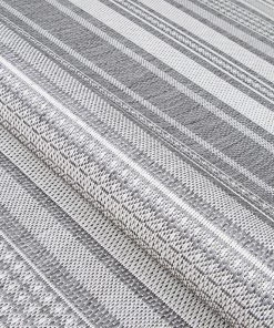 Coupon ❤️ Couristan, Inc. Couristan Recife Gazebo Stripe Indoor/Outdoor Rug, Champagne-Gray, 5'10"x9'2" 🤩