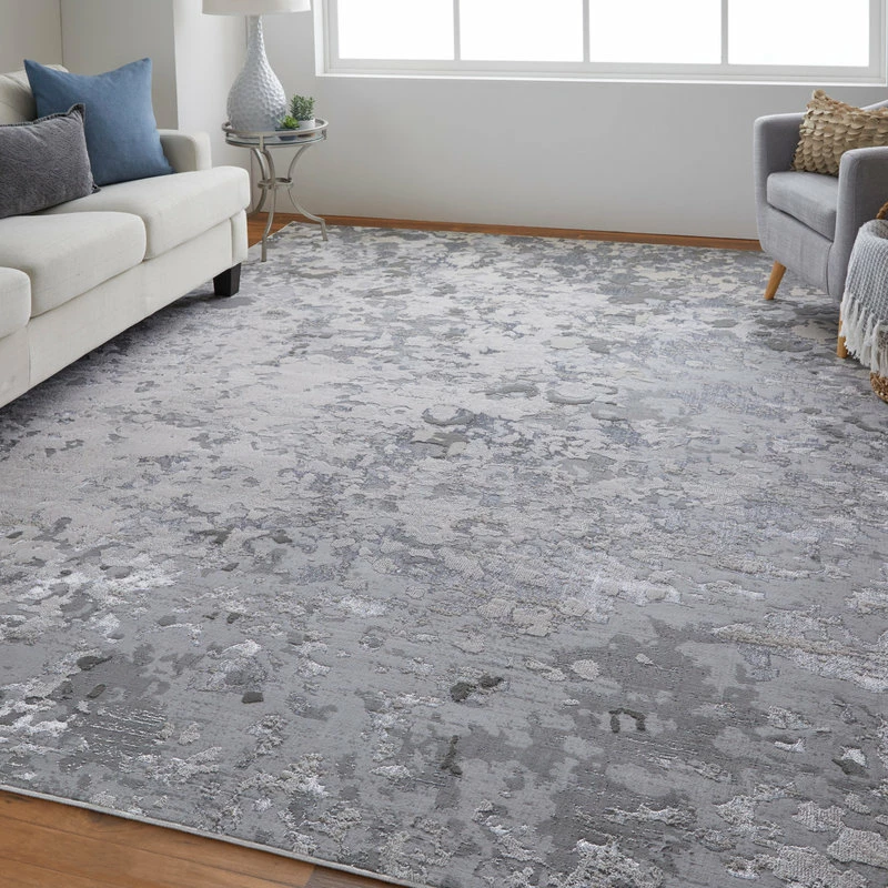 Best Pirce 🔔 Feizy Rugs Weave & Wander Orin Modern Metallic Fluid Rug, Silver/Gray, 8'x11' 😀 1 Best Pirce 🔔 Feizy Rugs Weave & Wander Orin Modern Metallic Fluid Rug, Silver/Gray, 8'x11' 😀