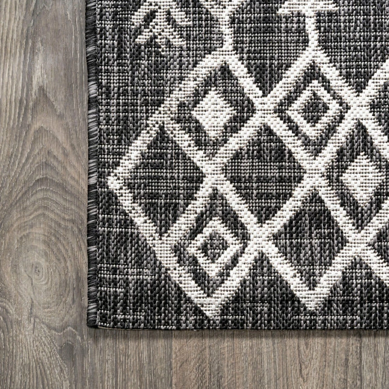 Best Pirce 💯 JONATHAN Y Tokay Bohemian Geometric Indoor/Outdoor Area Rug, Black/Ivory, 8'x10' ⭐ 7 Best Pirce 💯 JONATHAN Y Tokay Bohemian Geometric Indoor/Outdoor Area Rug, Black/Ivory, 8'x10' ⭐ - Image 7