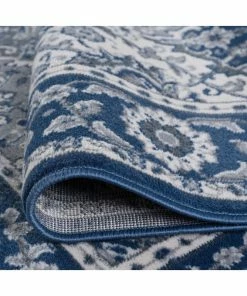 Promo ❤️ Tayse Rugs Newcomb Traditional Oriental Navy Runner Rug, 2'x10' ❤️ -Cheap Rugs Store 1a5189530d126b79 4365 w800 h800 b0 p0