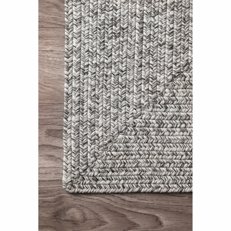 Discount 🎉 NuLOOM Braided Lefebvre Indoor/Outdoor Area Rug, Salt And Pepper, 3'x5' 😍 13 Discount 🎉 NuLOOM Braided Lefebvre Indoor/Outdoor Area Rug, Salt And Pepper, 3'x5' 😍 - Image 13
