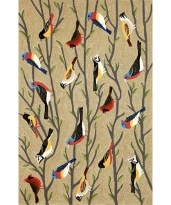 Cheap ⌛ Liora Manne Frontporch Birds Indoor/Outdoor Rug Multi 5'x7'6" 🎁 -Cheap Rugs Store 1ed137940bbd29a0 2444 w800 h800 b1 p0