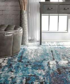 Deals ✔️ NuLOOM Winter Abstract Area Rug, Blue, 5'x8' 😉 -Cheap Rugs Store 1fd1091e0e96395e 3631 w800 h800 b0 p0