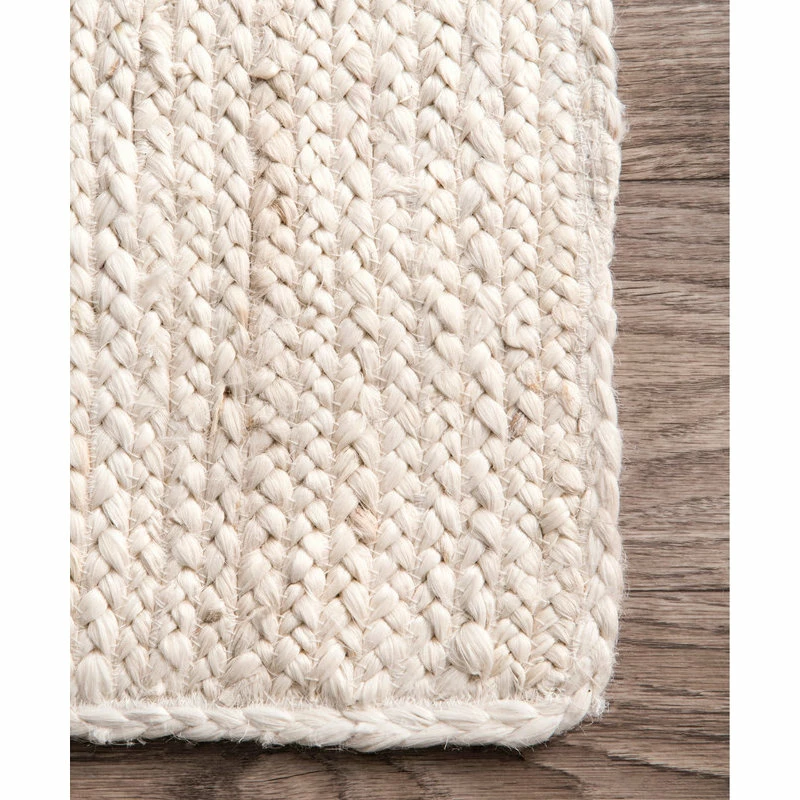 Coupon ๐ NuLOOM Hand Woven Jute And Sisal Rigo Area Rug, Off-White, 6'x9' โญ 4 Coupon ๐ NuLOOM Hand Woven Jute And Sisal Rigo Area Rug, Off-White, 6'x9' โญ - Image 4