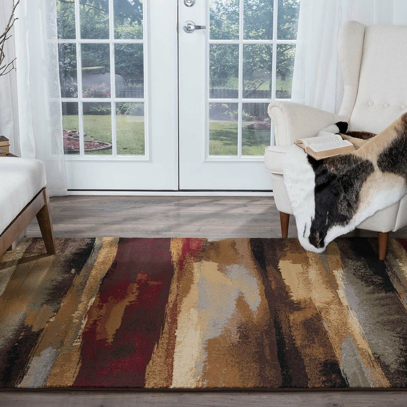 Hot Sale ❤️ Tayse Rugs Dakota Contemporary Abstract Area Rug, Multi-Color, 6'7''x9'6'' 🌟 8 Hot Sale ❤️ Tayse Rugs Dakota Contemporary Abstract Area Rug, Multi-Color, 6'7''x9'6'' 🌟 - Image 8