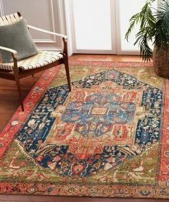 Flash Sale ๐ Liora Manne Marina Heriz Indoor/Outdoor Rug, Red, 7'10"x9'10" โ๏ธ