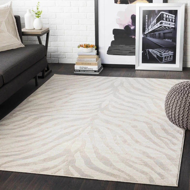 New ✨ Hauteloom Manteca Animal Zebra 7'10" X 10'3" Area Rug 😍 3 New ✨ Hauteloom Manteca Animal Zebra 7'10" X 10'3" Area Rug 😍 - Image 3
