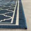 Promo 🛒 Safavieh Courtyard CY6918 Indoor/Outdoor Rug, Navy/Beige, 5'3" X 7'7" ✔️