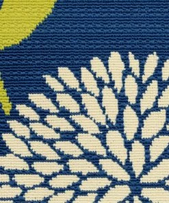 Best Pirce 🥰 Newcastle Home Coronado Indoor And Outdoor Floral Blue And Green Rug, 7'10"x10'10" 👍 -Cheap Rugs Store 24111fcb0ef50211 1088 w800 h800 b0 p0