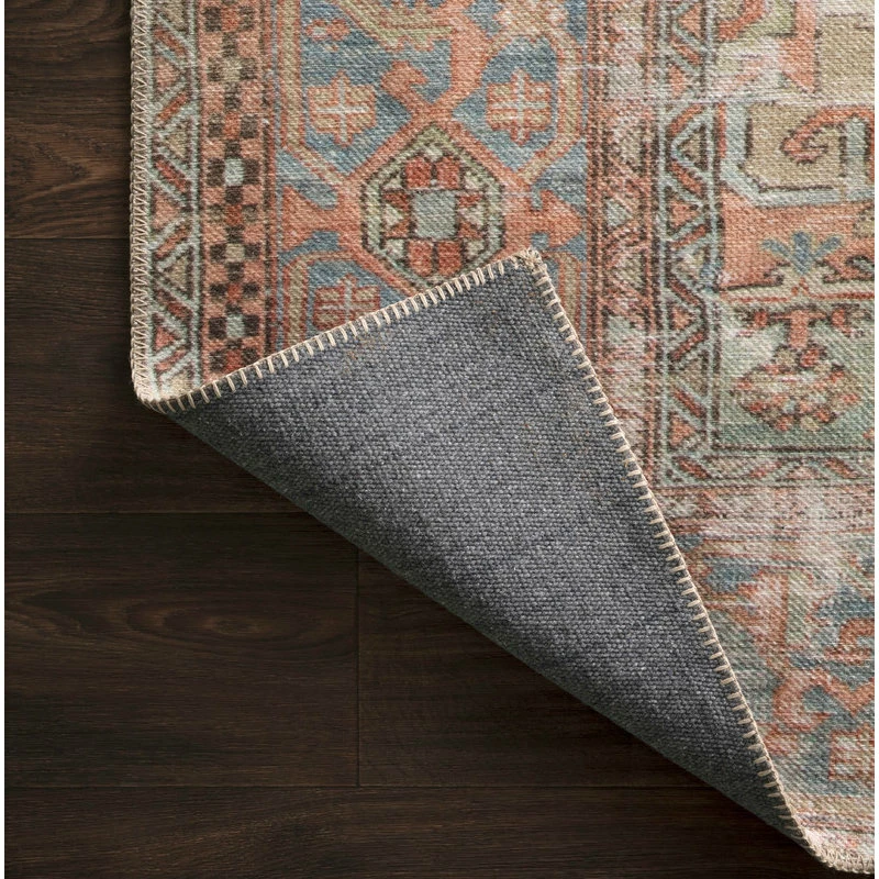 Promo ✔️ Loloi Rugs Terracotta, Sky Printed Polyester Loren Area Rug By Loloi, 2'3"x3'9" 🥰 8 Promo ✔️ Loloi Rugs Terracotta, Sky Printed Polyester Loren Area Rug By Loloi, 2'3"x3'9" 🥰 - Image 8
