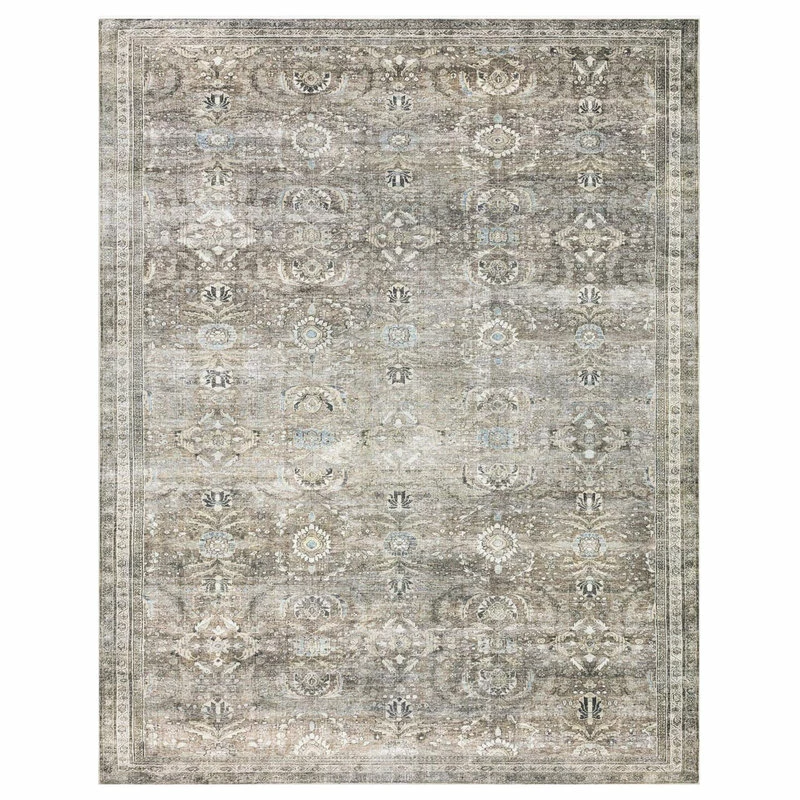 Wholesale ✔️ Loloi Rugs Layla Lay-13 Antique/Moss Printed Area Rug By Loloi II, 5'x7'6" 👍 2 Wholesale ✔️ Loloi Rugs Layla Lay-13 Antique/Moss Printed Area Rug By Loloi II, 5'x7'6" 👍 - Image 2