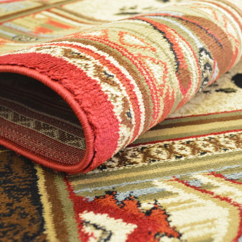 Wholesale 🎉 Mayberry Rugs Woodlands Bear Rug, 5'3"x7'3" Oval 🥰 4 Wholesale 🎉 Mayberry Rugs Woodlands Bear Rug, 5'3"x7'3" Oval 🥰 - Image 4