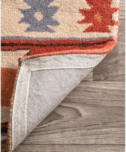 Buy ✨ NuLOOM Bronco Hand-Tufted Area Rug, Wine, 5'x8' 💯 -Cheap Rugs Store 25710e610e9666ef 5299 w800 h800 b0 p0