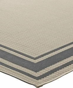 Flash Sale π₯° LexMod Rim Solid Border Borderline 8"x10" Indoor And Outdoor Area Rug, Gray/Beige π 8 Flash Sale π₯° LexMod Rim Solid Border Borderline 8"x10" Indoor And Outdoor Area Rug, Gray/Beige π -Cheap Rugs Store 280143d00c376b83 0445 w800 h800 b0 p0
