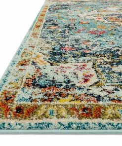 Discount 🔔 Loloi Rugs Blue, Orange, Gold, Pink, Nadia Area Rug By Loloi II, 5'1"x7'7" ✨ -Cheap Rugs Store 2a21e7250db86168 0072 w800 h800 b0 p0