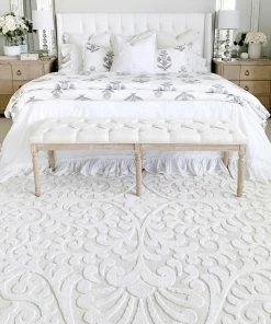 Outlet 🎉 Orian Rugs My Texas House By Orian Boucle Bluebonnets Natural Area Rug, 9'x13' 🎉