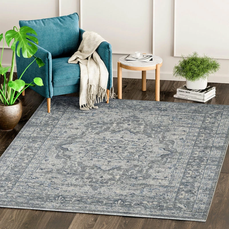 Top 10 ๐งจ Abani Troy Vintage Persian Inspired Area Rug, Gray Faded, 5'3"x7'6" ๐ 2 Top 10 ๐งจ Abani Troy Vintage Persian Inspired Area Rug, Gray Faded, 5'3"x7'6" ๐ - Image 2