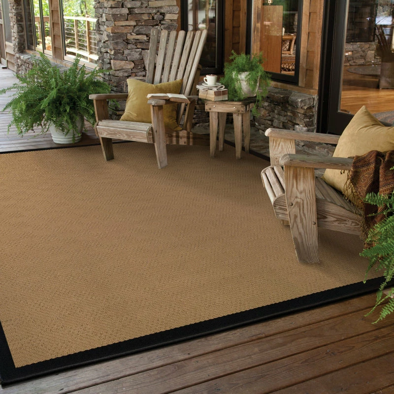 Budget 🔥 Newcastle Home Malibu Indoor And Outdoor Outdoor Beige And Black Rug, 3'7"x5'6" 🌟 10 Budget 🔥 Newcastle Home Malibu Indoor And Outdoor Outdoor Beige And Black Rug, 3'7"x5'6" 🌟 - Image 10