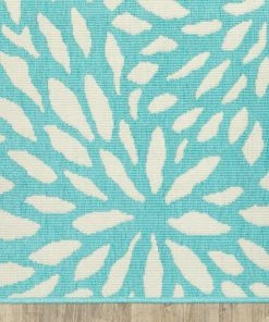 Flash Sale 😍 Newcastle Home Madelina Floral Blue And Ivory Indoor Or Outdoor Area Rug, 6'7"x9'6" 🔔 -Cheap Rugs Store 2e8143740ef50698 7471 w800 h800 b0 p0