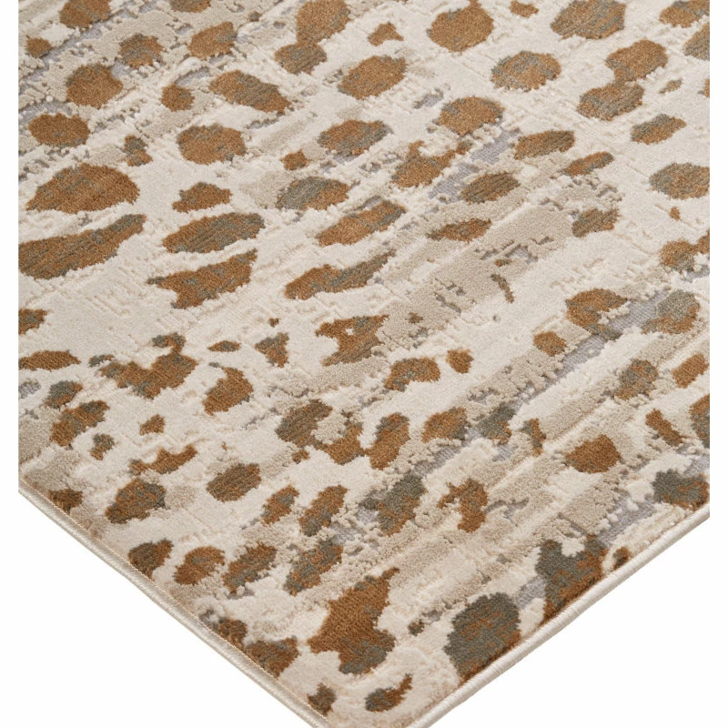 Promo ✨ Feizy Rugs Weave & Wander Vanhorn Metallic Animal Print Rug, Beige, 2'10"x7'10" 👍 3 Promo ✨ Feizy Rugs Weave & Wander Vanhorn Metallic Animal Print Rug, Beige, 2'10"x7'10" 👍 - Image 3